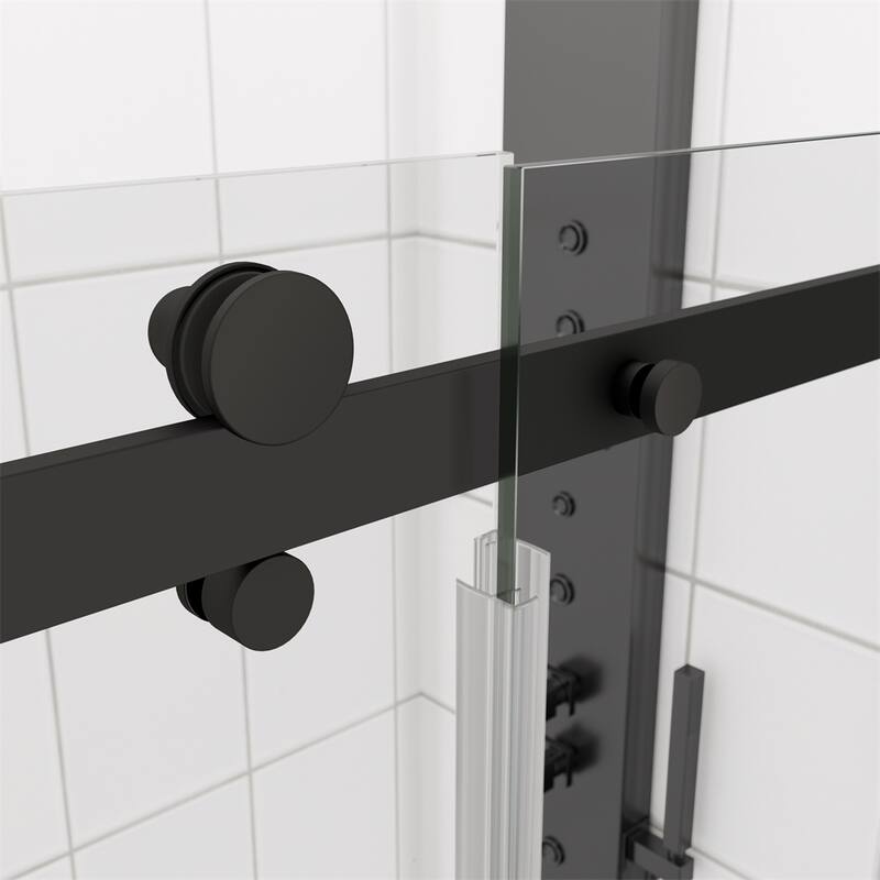 Bathroom Glass Shower Sliding Door with 5/16" Tempered Glass