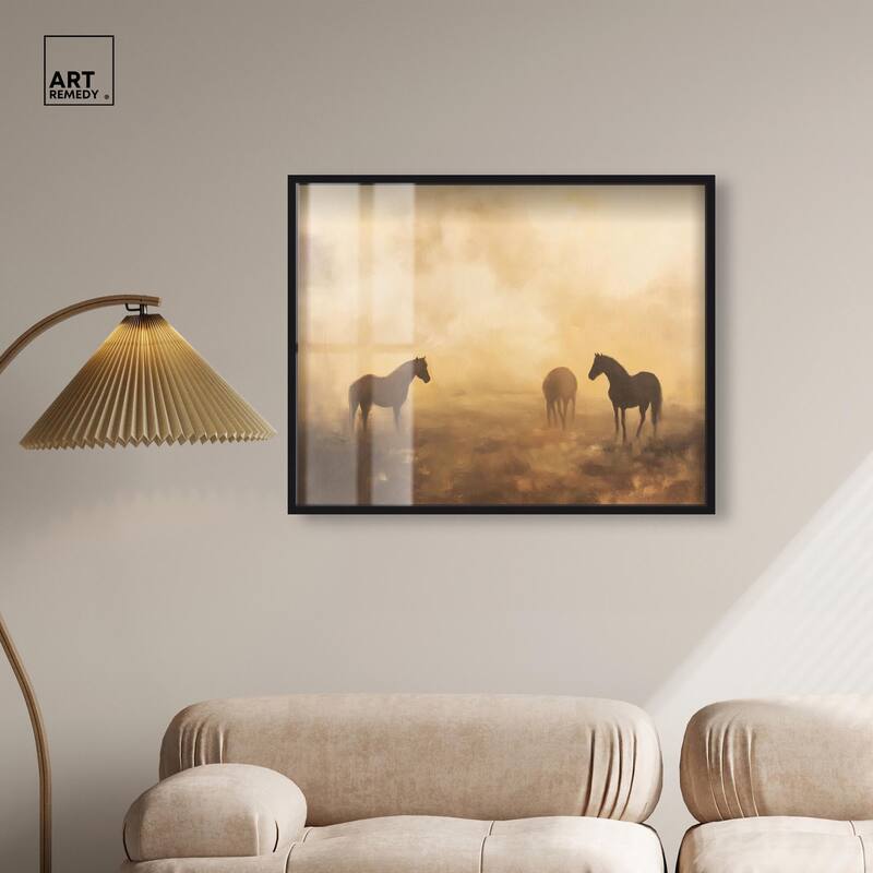 Equine Trio Shadowbox by Art Remedy
