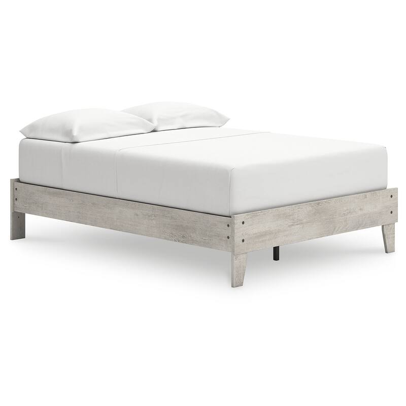Signature Design by Ashley Shawburn White Platform Bed