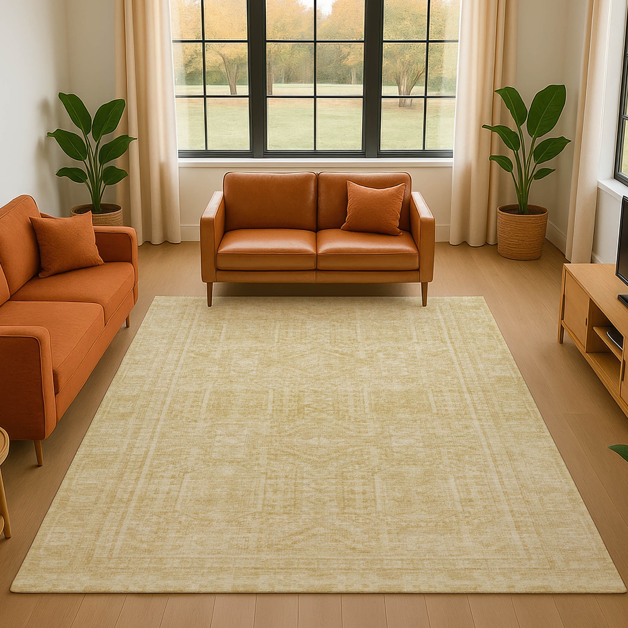 Premium Washable Super Soft Traditional Global Mayfield Rug
