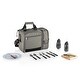 preview thumbnail 2 of 3, Picnic Time Malibu PT Frontier Edition Picnic Basket Cooler, (Heathered Gray with Black Accents)