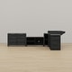 preview thumbnail 3 of 93, 100% Solid Wood Outdoor Kitchen Cabinet Set, Modular Patio BBQ Island Sideboard Buffet Pantry