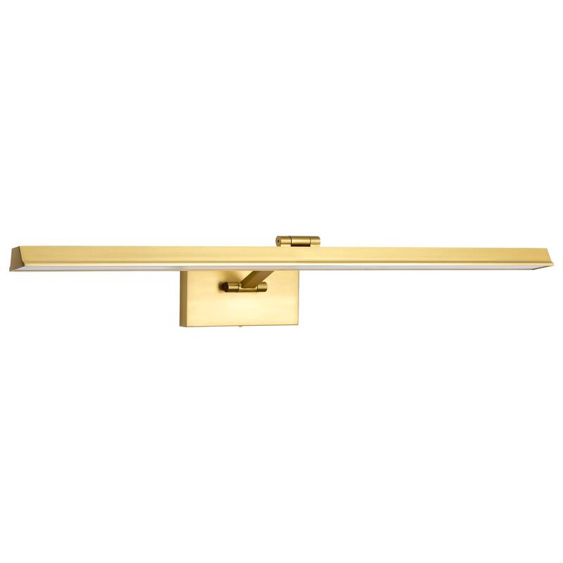 Hazel 3 Foot LED Picture Light 3 CCT Selectable Vintage Brass Finish Acrylic Lens - Vintage Brass