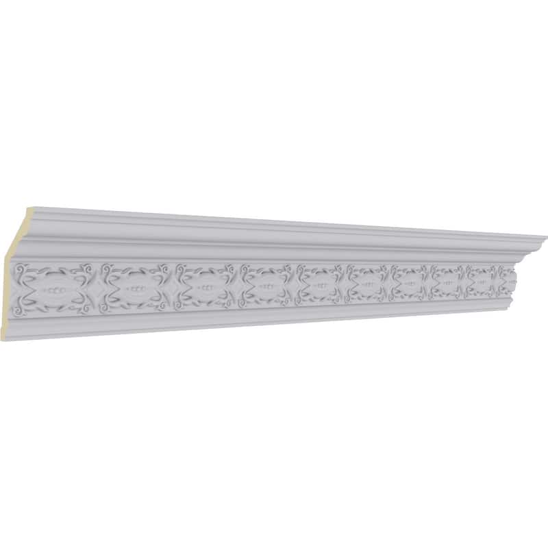 Iris Crown Moulding - 5 1/8"H x 3 1/2"P x 6 1/8"F x 94 1/2"L