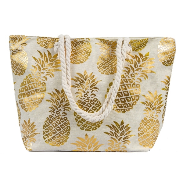 Gold pineapple top backpack