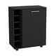 preview thumbnail 4 of 8, Wick Bar Cart with Integrated Wine Storage