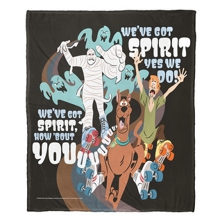 Warner Brothers Scooby-Doo We Got Spirits Silk Touch Throw Blanket