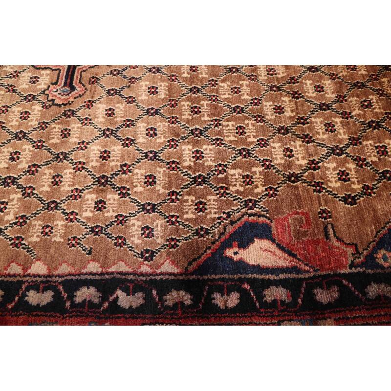 ECARPETGALLERY Hand-knotted Anatolian Vintage Light Brown Wool Rug - 5'1 x 8'11