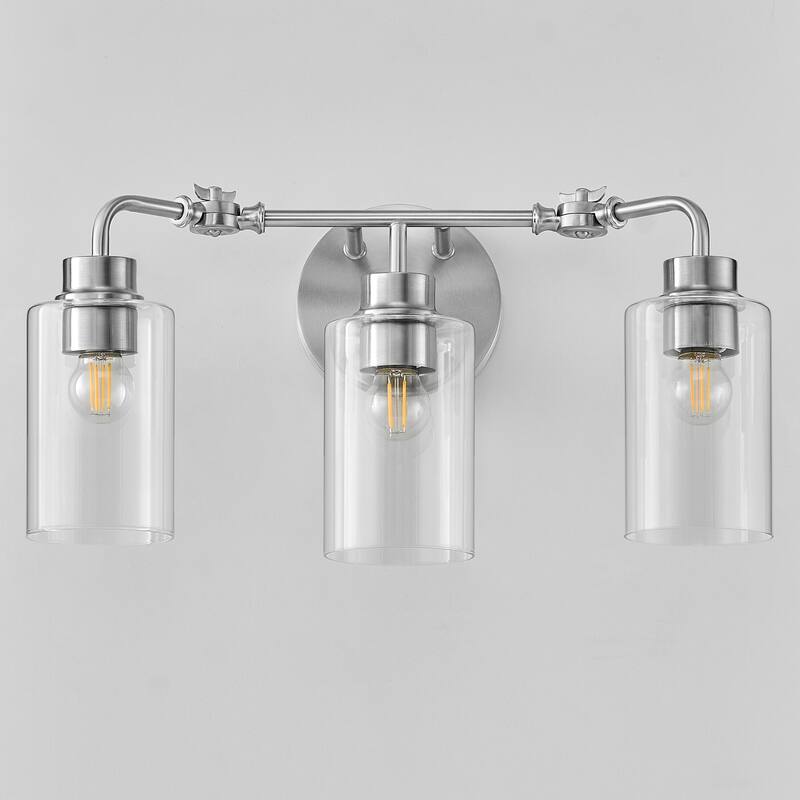 3-Light Vanity Light with Adjustable Pivot Joint - 21.5'' W × 6.1'' D × 9.8'' H