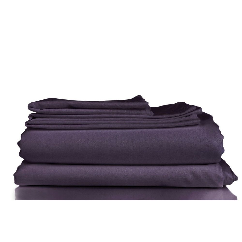 1800TC Soft Microfiber 4-piece Deep-pocket Bed Sheet Set