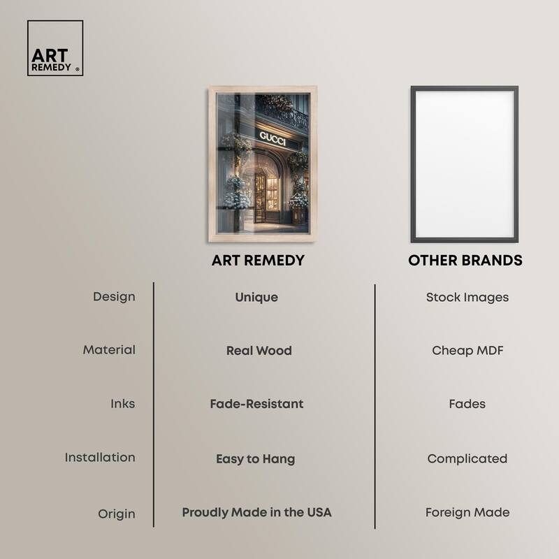 Illuminated Luxury Store Shadowbox by Art Remedy