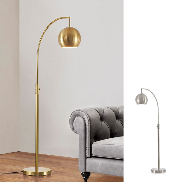 Metal globe floor lamp outlet