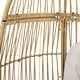 preview thumbnail 4 of 11, Pintan Outdoor Wicker Swivel Egg Chair by Christopher Knight Home