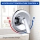 preview thumbnail 12 of 30, WOWOW Single Handle 5-Spray Round Shower Faucet with Tub Spout