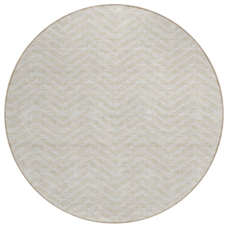 HomeRoots Chevron Transitional Rectangle Outdoor Rug