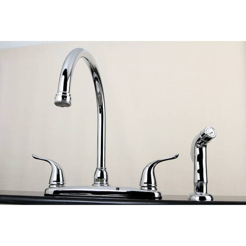 Yosemite 8 in. Centerset Kitchen Faucet with Sprayer