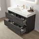 preview thumbnail 80 of 83, Huesca Bath Vanity with Composite Integral Sink Top without Mirror