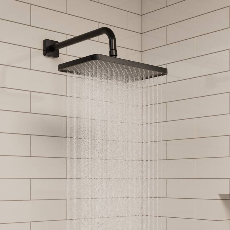 GRANDJOY 12'' Shower Head Rainfall Shower System with 3-Function Handheld Shower