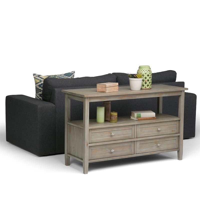 WYNDENHALL Norfolk Wood Transitional Sofa Table - 48 Inches wide