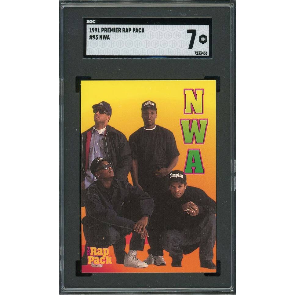 NWA 1991 Premier Rap Pack Card #93 Graded SGC 7 - 8'6" x 11'6"