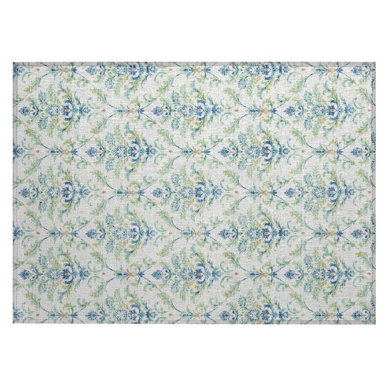 Machine Washable Indoor/ Outdoor Traditional Marrakesh Chantille Rug
