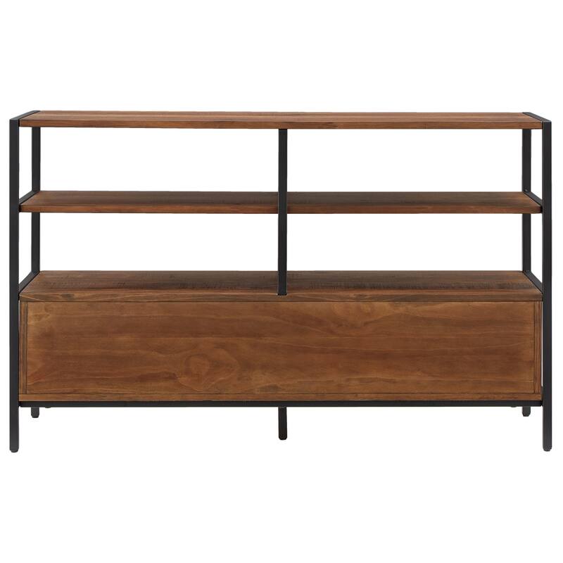 Corey Rustic Brown TV Stand Console Tables by iNSPIRE Q Modern