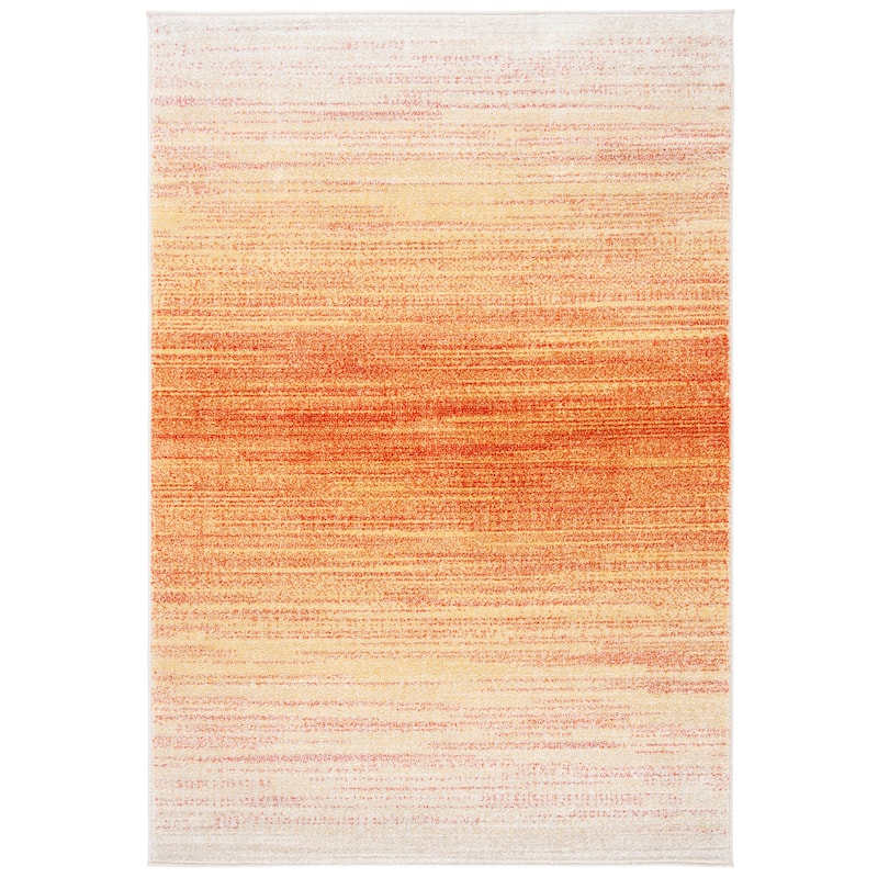 SAFAVIEH Adirondack Muzeyyen Ombre Distressed Rug - 2'6" x 4' - Orange/Red