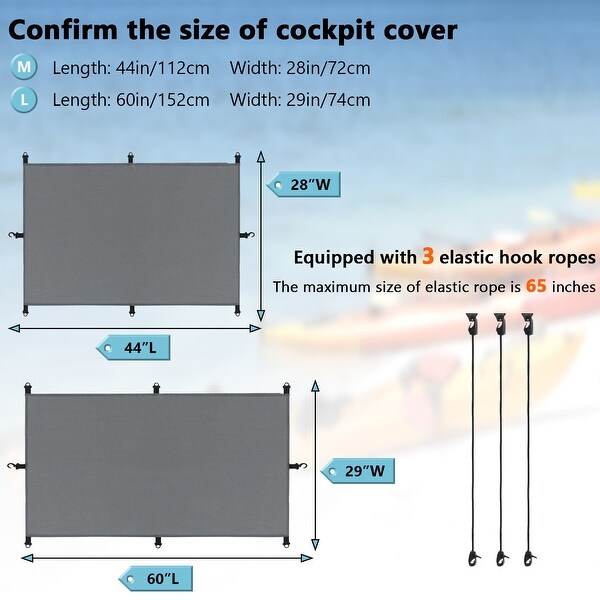 Universal Kayak Cockpit Covers,Drape Waterproof Seal Cockpit Protector Kayak Hatch Covers For Indoor And Outdoor Storage Keep Hatch Hole Seat Clean
