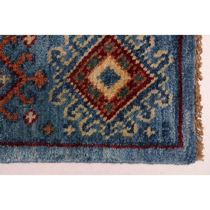 ECARPETGALLERY Hand-knotted Peshawar Ziegler Blue Wool Rug - 5'8 x 7'10