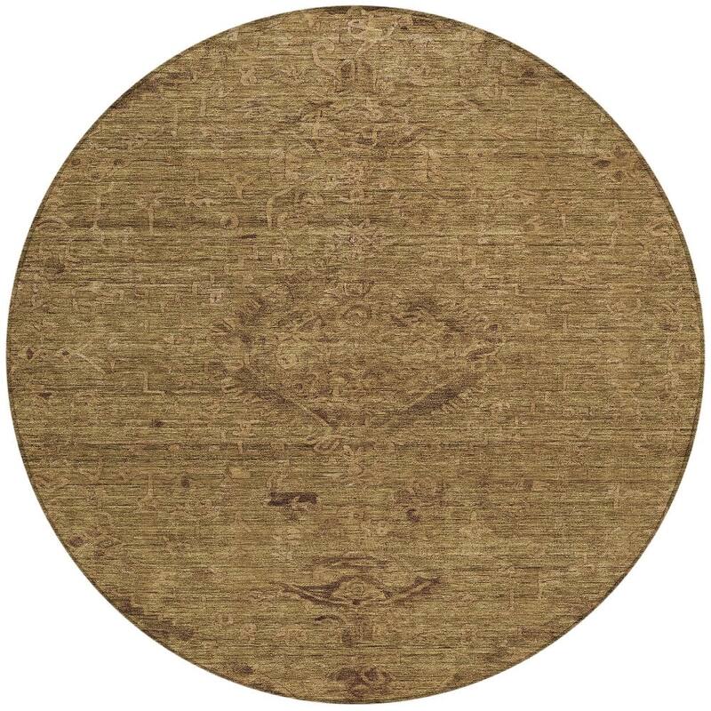 HomeRoots Floral Traditional Rectangle Outdoor Rug