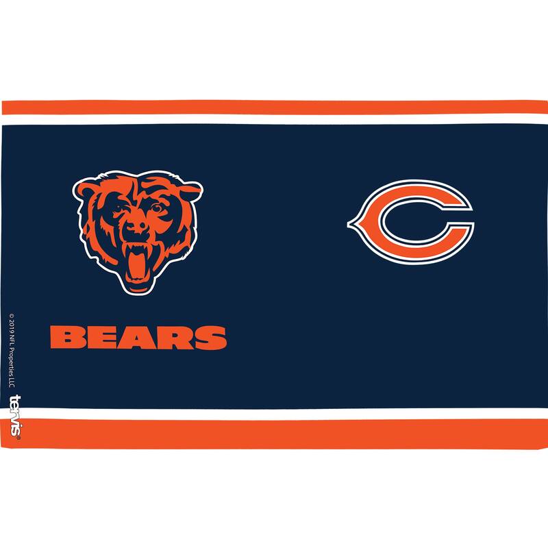 Tervis NFL Chicago Bears Touchdown Made in USA Double Walled Insulated Travel Tumbler, Classic