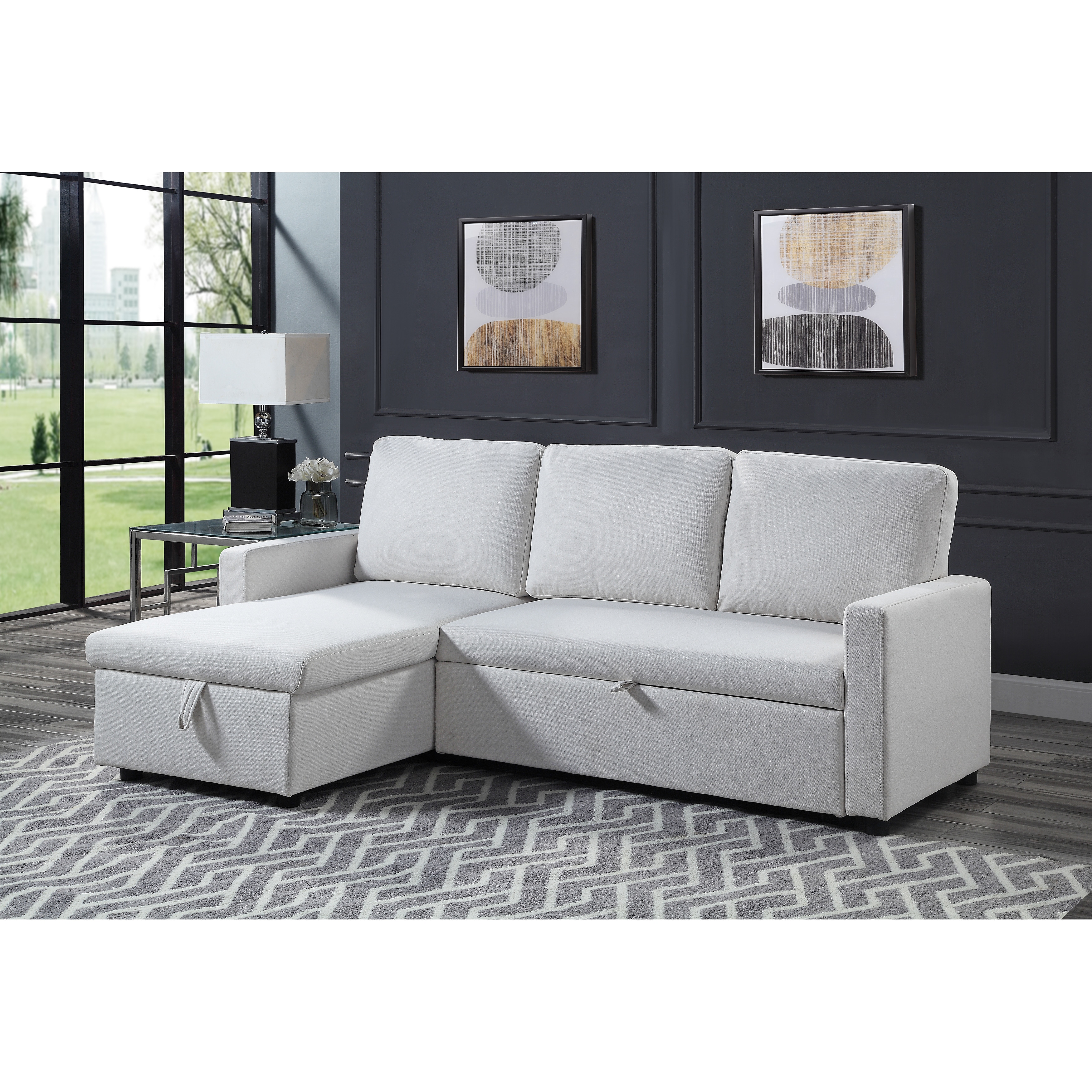 Left hand facing hot sale sleeper sectional