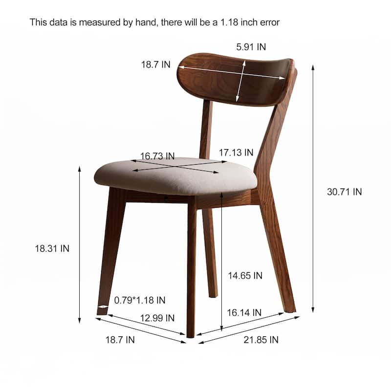 (Set of 4 pcs) Dining Chair Wooden