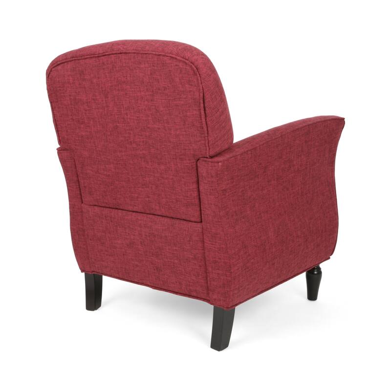 Red Fabric Armchair 28x30x34 inches