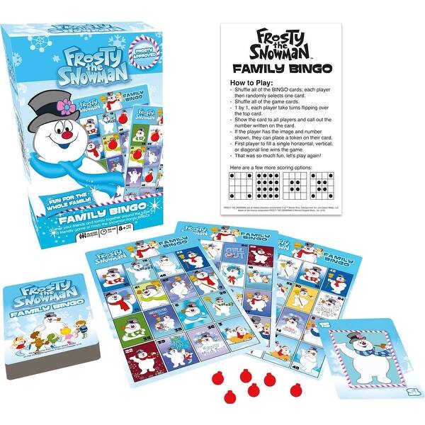 slide 2 of 3, Frosty The Snowman Family Bingo Game