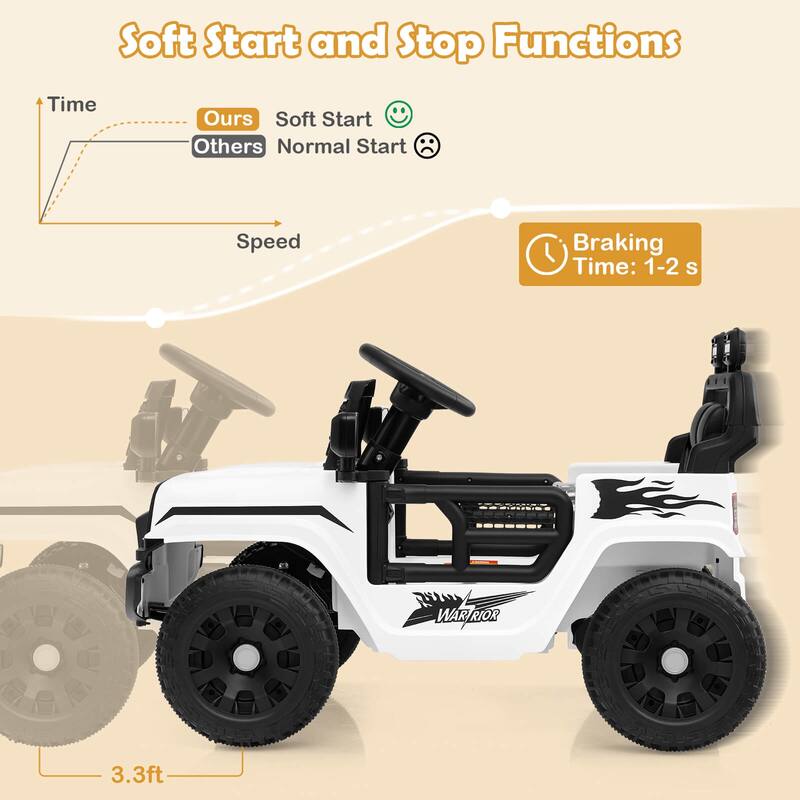 Costway 12V Kids Ride on Truck Car Battery Powered Electric Vehicle - See Details