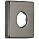 preview thumbnail 17 of 15, Delta Square Shower Arm Flange Black Stainless