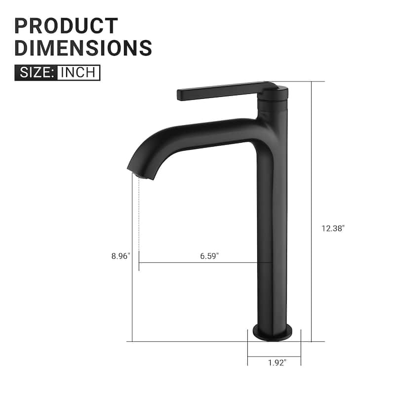 Handle Bathroom Faucet