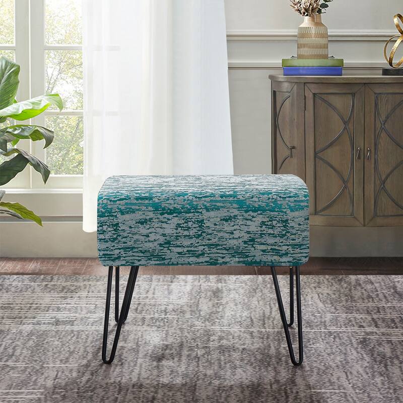 Serenta Jacquard Retro Ottoman