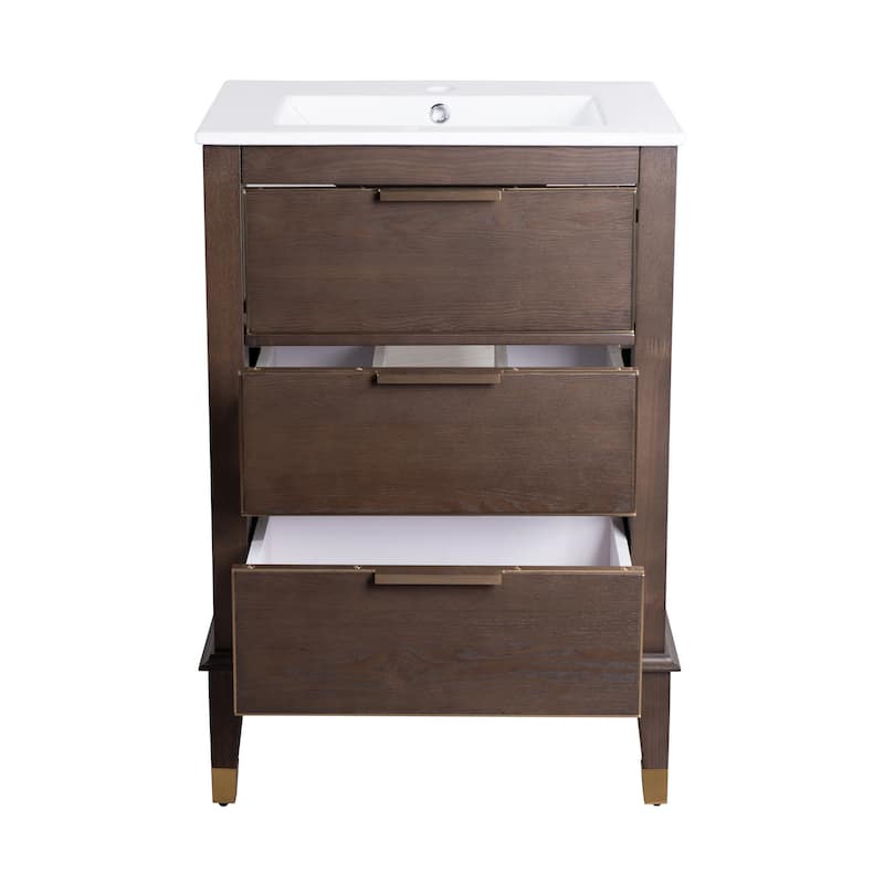 Hugo 24" Bathroom Vanity In Walnut