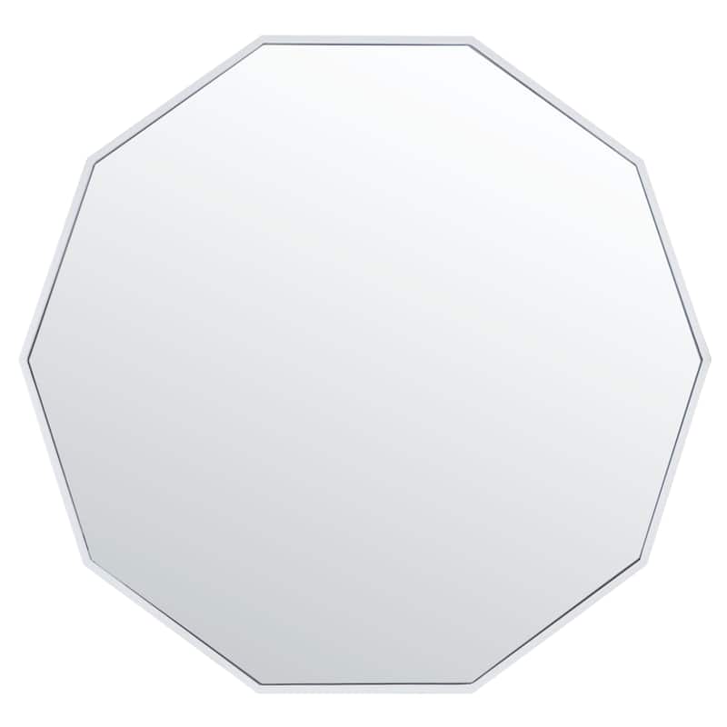 SAFAVIEH Yasmine 36-inch Decagon Mirror - 36" W x 0.8" D x 36" H