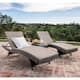 Option grey wicker with charcoal cushion