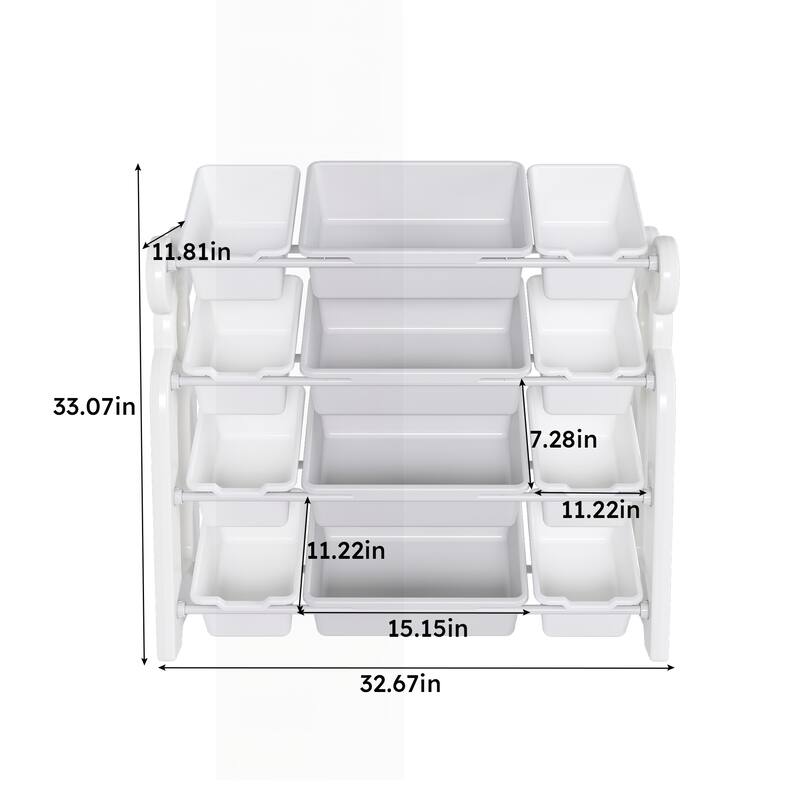 Versatile Kids' Toy Storage Cabinet for Organizing and Saving Space