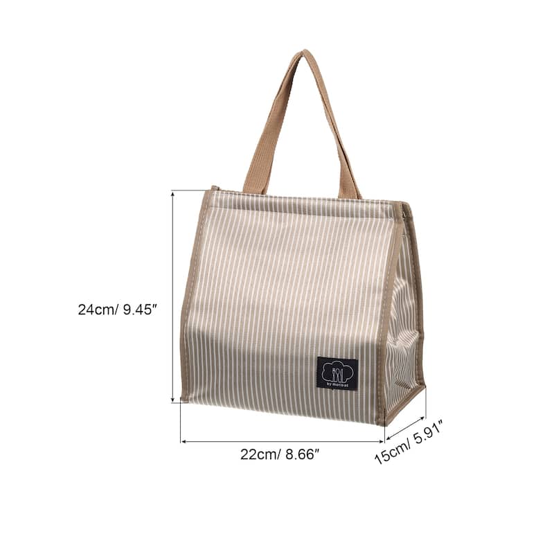 Insulated Lunch Bag, Lunch Tote Bag, 9.45"x5.91"x8.66"
