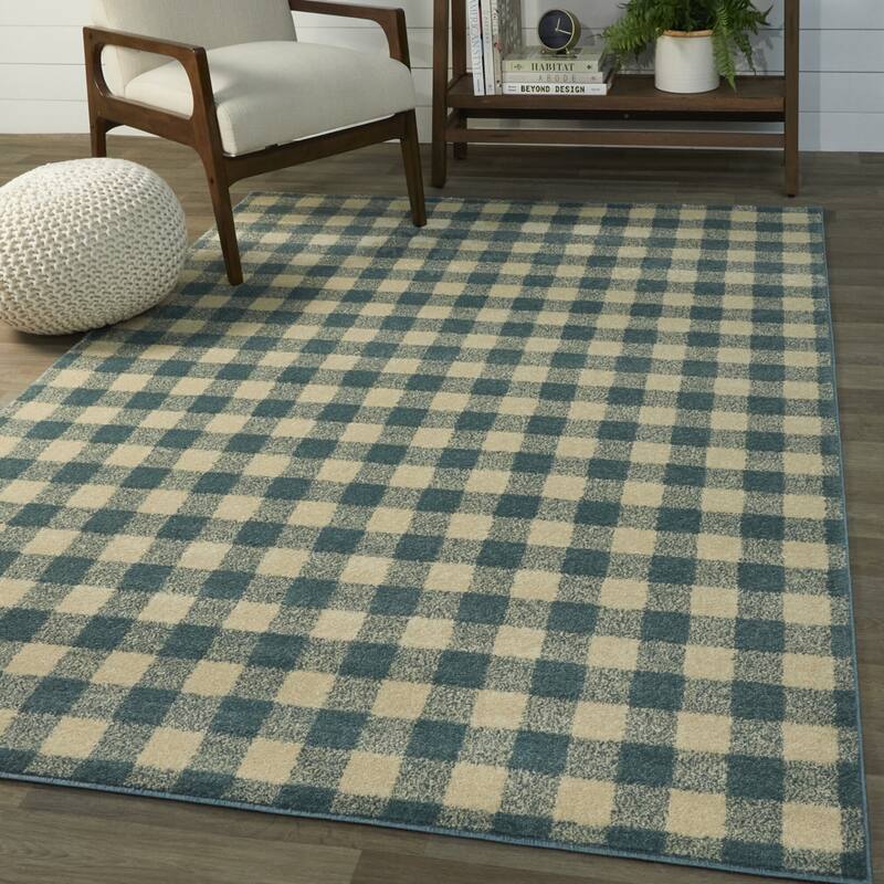 Rogers Gingham Area Rug
