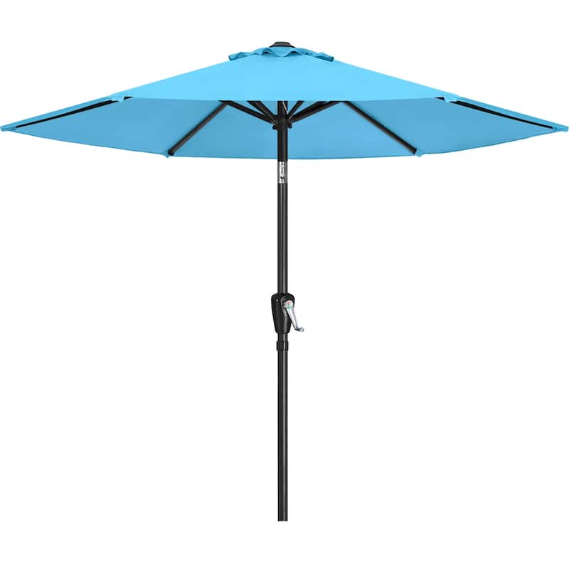 ABCCANOPY 7.5FT Patio Umbrella with Push Button Tilt - Turquoise