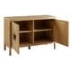 preview thumbnail 15 of 22, Madison Park Paige Geometric 2-Door Storage Cabinet with Adjustable Shelves