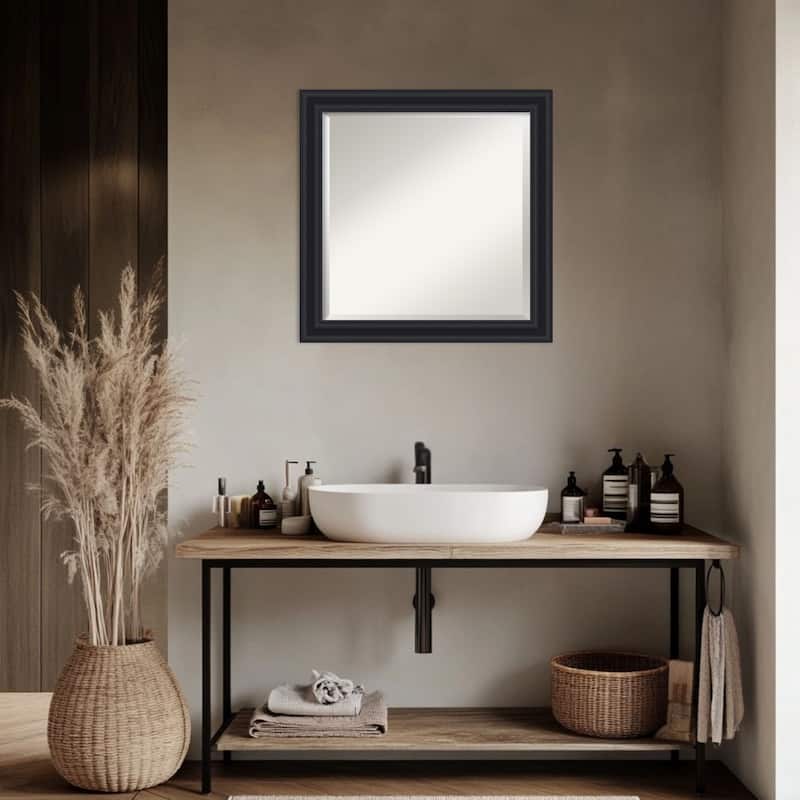 Dalat Beveled Framed Bathroom Vanity Wall Mirror