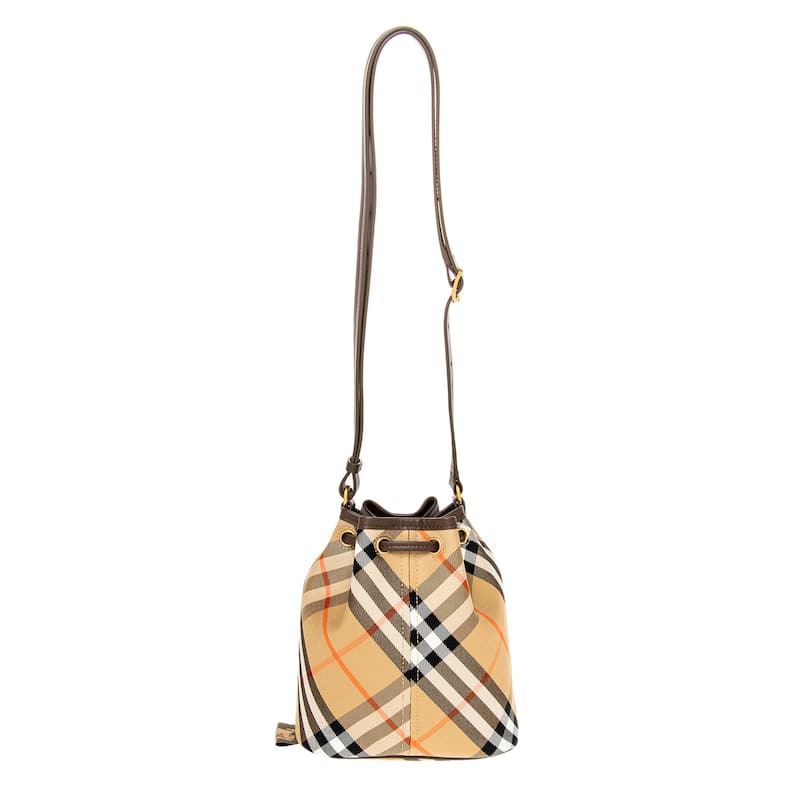 Burberry Check Mini Bucket Bag