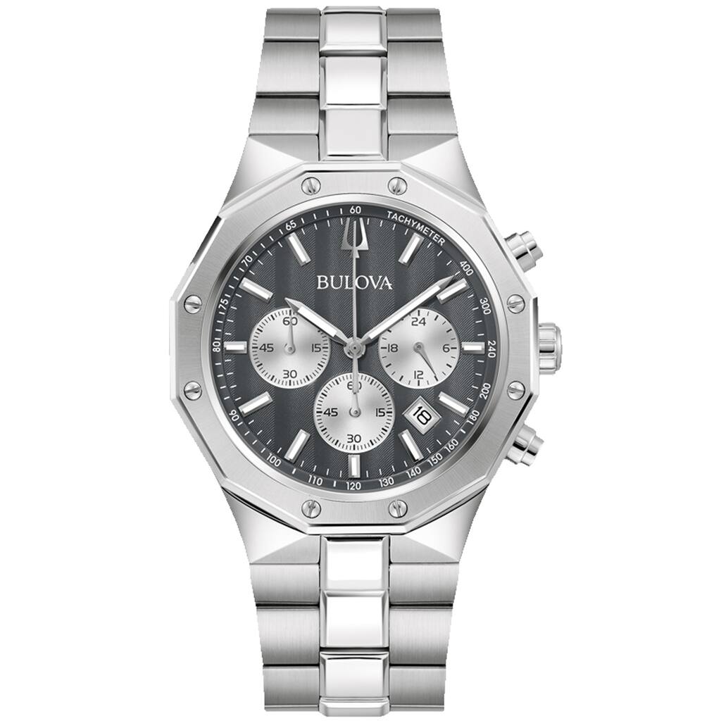 Bulova Men's Prestige Gray Dial Watch - 96B459 - 6 (36)